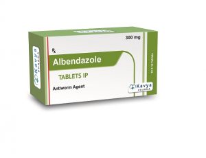 Albendazole 300 mg Tablet - Kavya Pharma