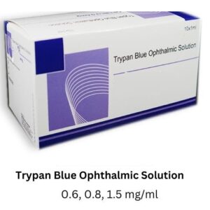 Trypan Blue Ophthalmic Solution 0.6mg, 0.8 mg, 1.5 mg/ml  1 ML  Vial