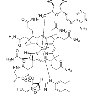 Adenosylcobalamin  ( Cobamamide)  USP .  CAS No. 13870-90-1
