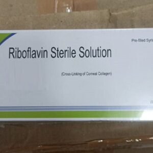 Riboflavin sterile solution